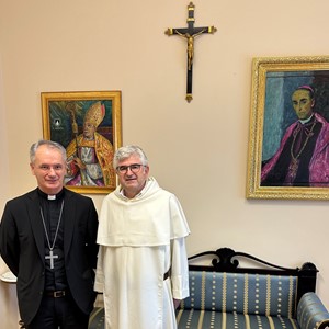 Nadbiskup Kutleša primio novoimenovanog provincijala Hrvatske dominikanske provincije